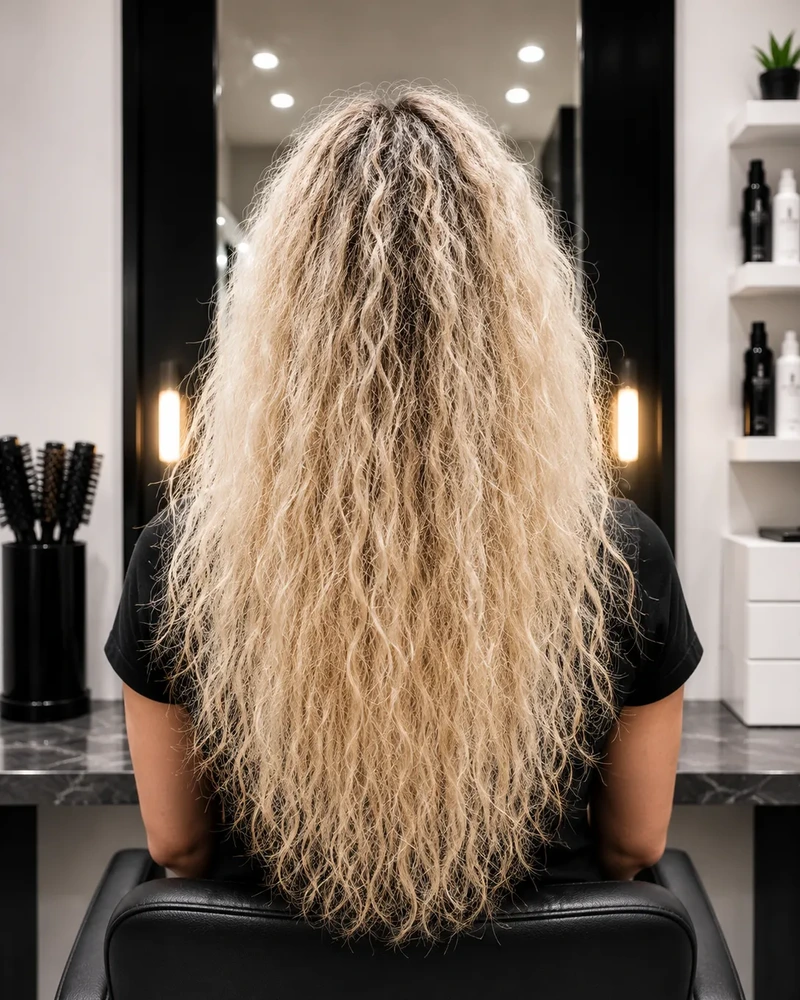 Bleached hair colour history