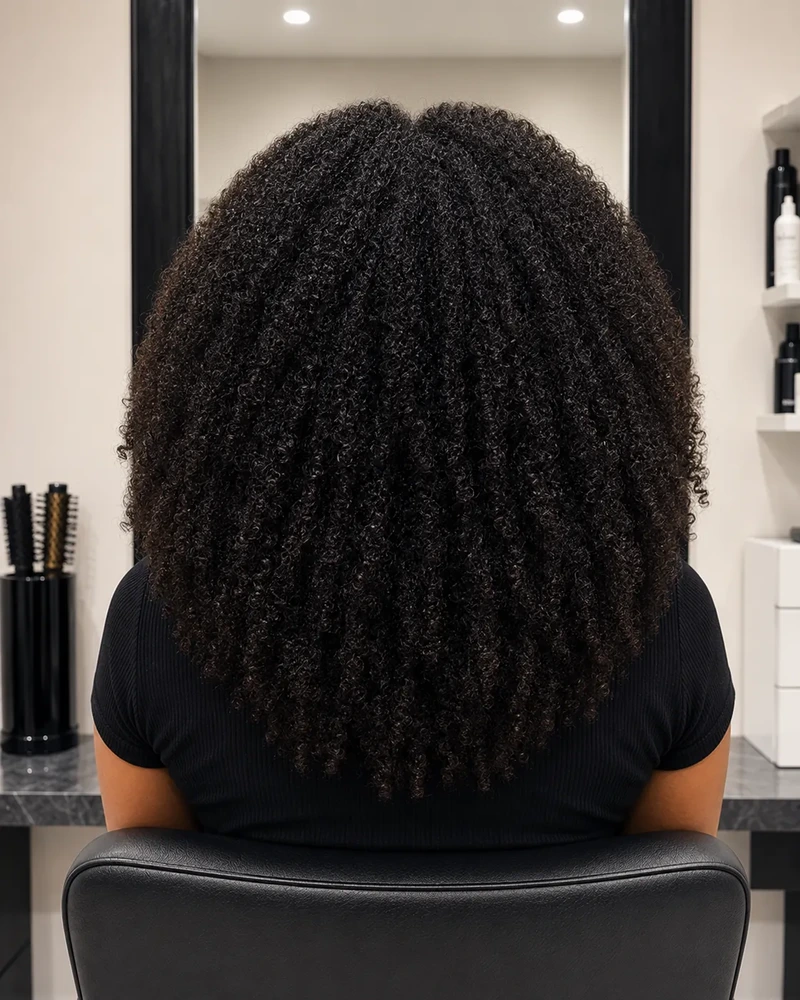 Afro hair texture