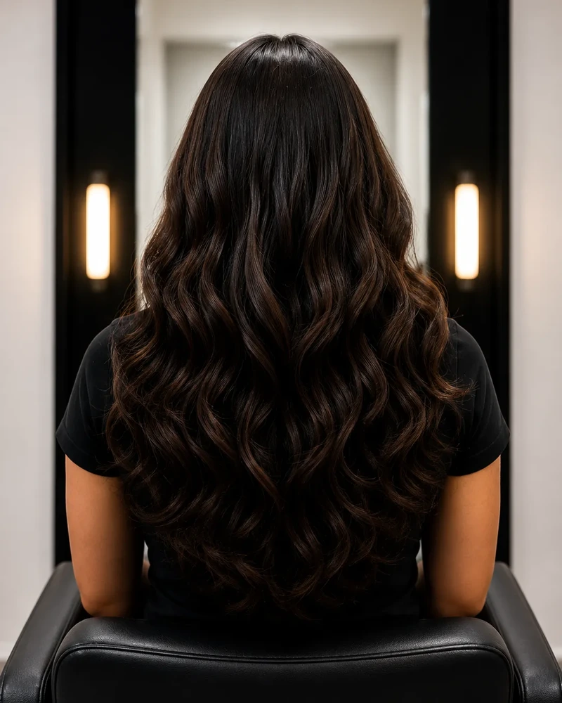Medium hair density