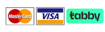 Tabby, Visa and Mastercard accepted